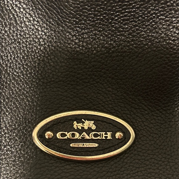 Coach Black Pebbled Leather Hobo Bag - Picture 2 of 10